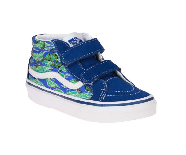 Vans Sk8 Mid Reissue Camo Blauwe Sneaker  (VN0A38HHBER1) - MerkenOutlet