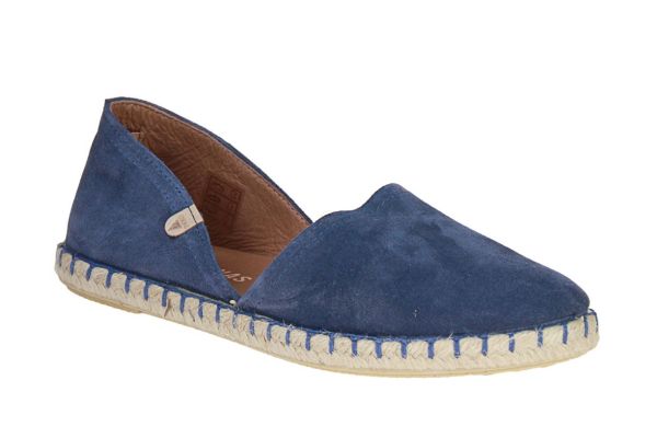 Verbenas Carmen Blauwe Espadrilles  (CARMEN-IRIS) - MerkenOutlet