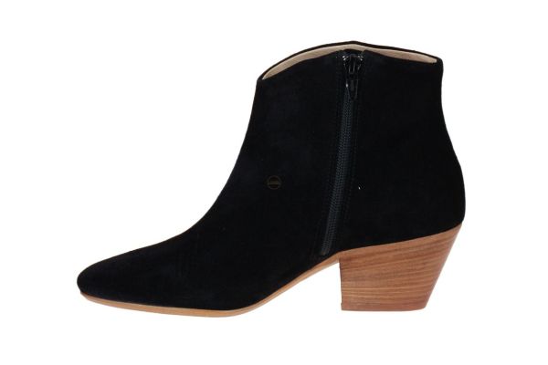 Via Vai Claire Lott Zwarte Enkellaars  (CLAIRE-NERO) - MerkenOutlet