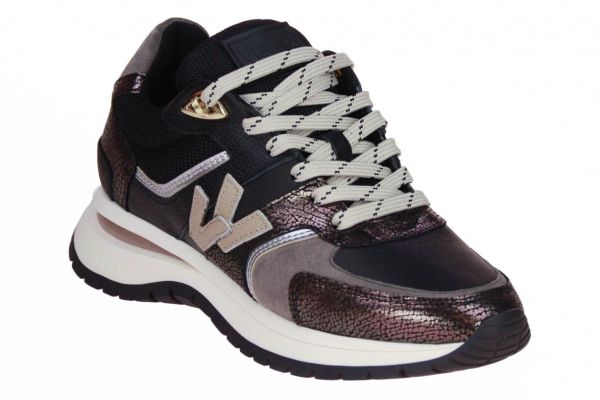 Via Vai Usher Davina Sneaker Zwart  (62329-02-900) - MerkenOutlet