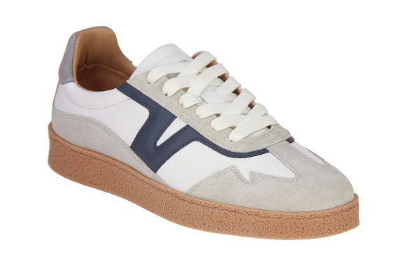 Via Vai Zane Dexter Sneaker Wit-Blauw  (11410.1-1118) - MerkenOutlet