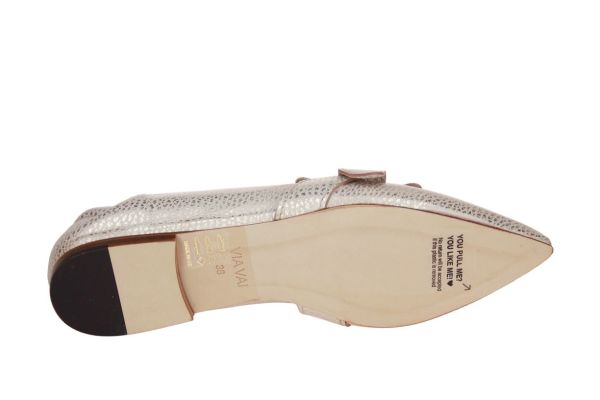 Via Vai Lola Rayne Ballerina Goud  (62040.4-219) - MerkenOutlet