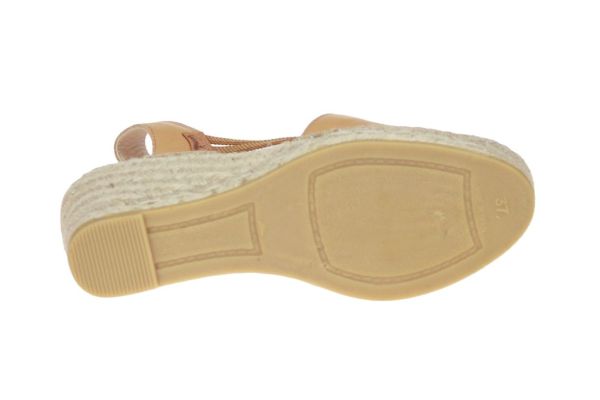 Vidoretta Camel Espadrilles Openhiel  (05500NACL4-72) - MerkenOutlet