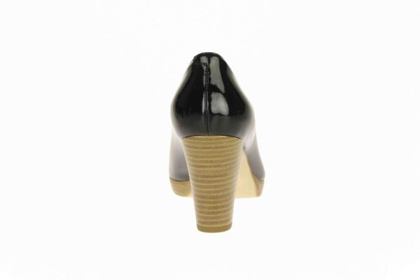 xVoltan Zwarte pumps met plateauzool  (4436Nero) - MerkenOutlet