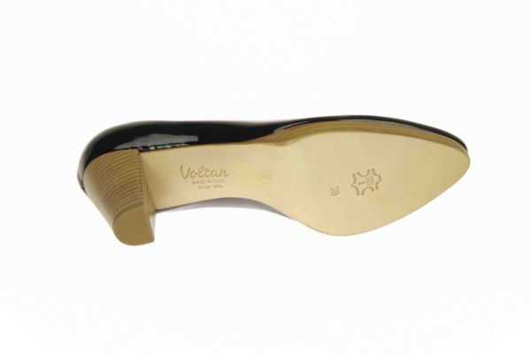 xVoltan Zwarte pumps met plateauzool  (4436Nero) - MerkenOutlet