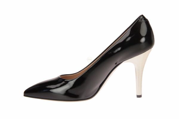 Voltan Zwarte Pump Lak  (32002) - MerkenOutlet