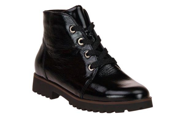 Waldläufer Elisa Zwarte Veterboot H-leest  (772804-143) - MerkenOutlet