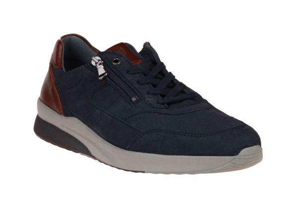Waldläufer Denver Blauwe Schoen K-leest  (654001-419/217) - MerkenOutlet