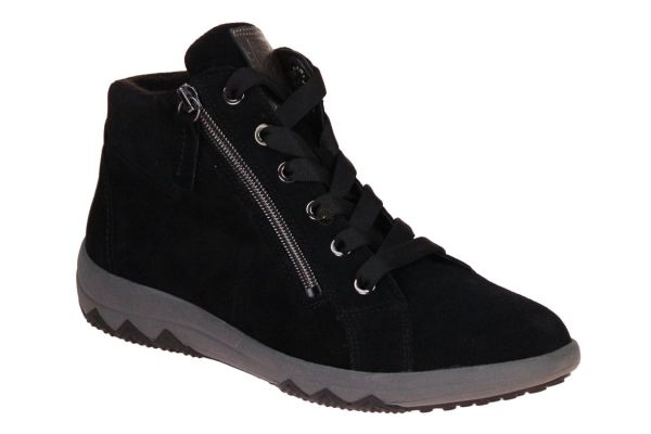 Waldläufer Teresa Sneaker Zwart H-leest  (961801-195/001) - MerkenOutlet