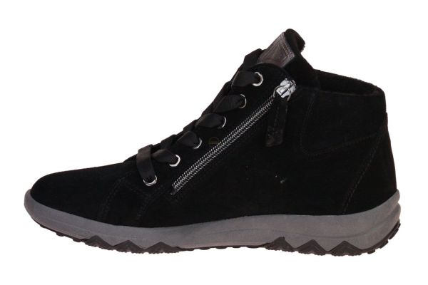 Waldläufer Teresa Sneaker Zwart H-leest  (961801-195/001) - MerkenOutlet