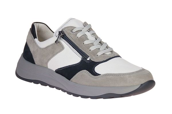 Waldläufer John Wit-Grijze Schoen K-leest  (662001-408/947) - MerkenOutlet