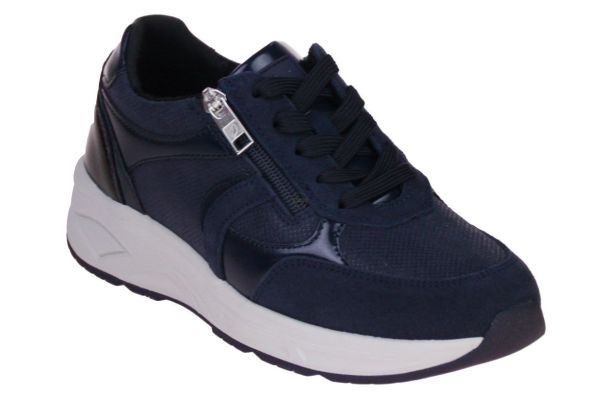 Waldläufer Jill Sneaker Blauw H-leest  (703002-105/200) - MerkenOutlet