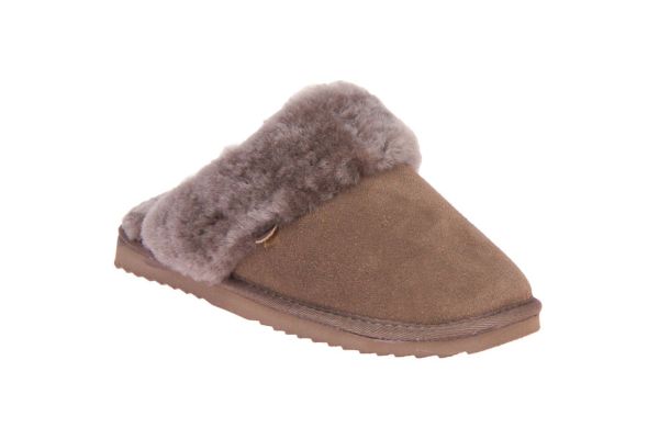 Warmbat Flurry Taupe Pantoffel  (FLS3210-55) - MerkenOutlet