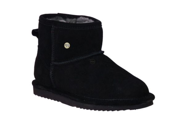 Warmbat Wallaby Kids Zwarte Enkellaars  (WLY221099) - MerkenOutlet