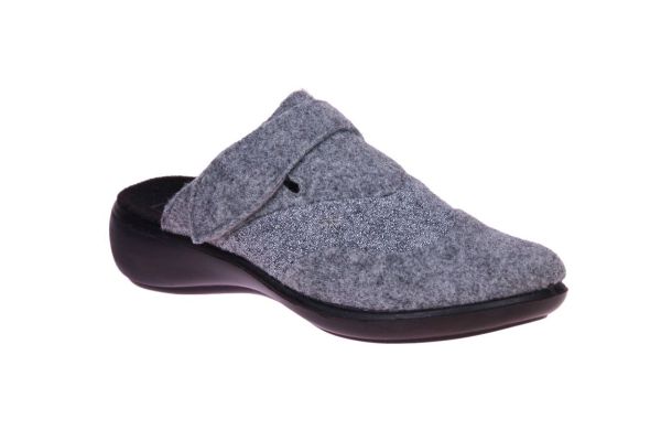 Westland Korsika 308 Licht Grijze Pantoffel  (15308-720) - MerkenOutlet