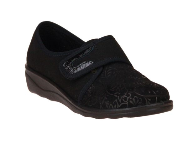 Westland Nice 106 Zwarte Pantoffel  (28906-100) - MerkenOutlet