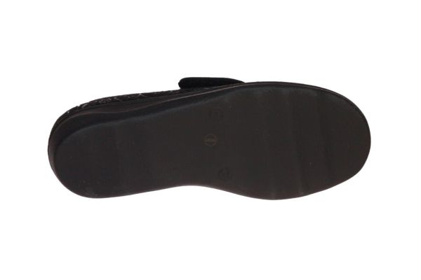 Westland Nice Zwart Gesloten Pantoffel  (28980-100) - MerkenOutlet