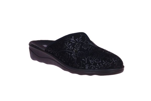 Westland Nice82 Zwarte Pantoffel  (28982-100) - MerkenOutlet