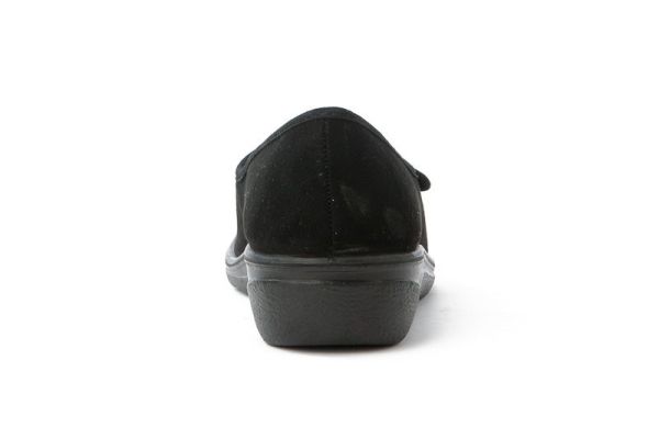 Romika Romisana 104 Zwarte Pantoffel  (70044/100) - MerkenOutlet