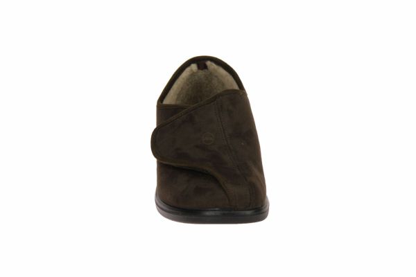 Romika Präsident 85  Bruine Pantoffel Wol  (73085/304) - MerkenOutlet