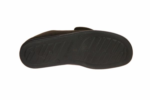 Romika Präsident 85  Bruine Pantoffel Wol  (73085/304) - MerkenOutlet