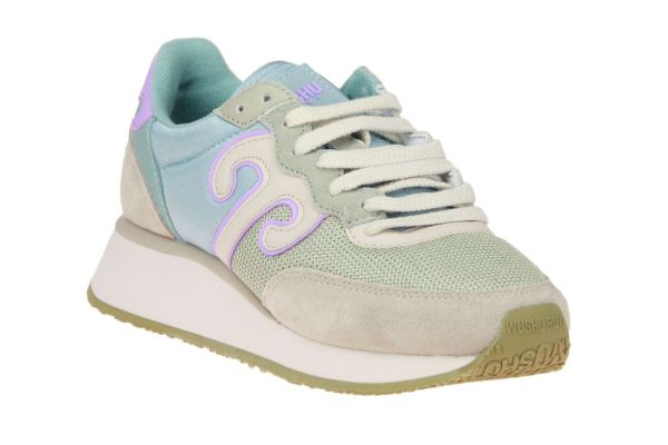 Wushu Master Sneaker Beige-Licht Blauw  (100007-000308) - MerkenOutlet