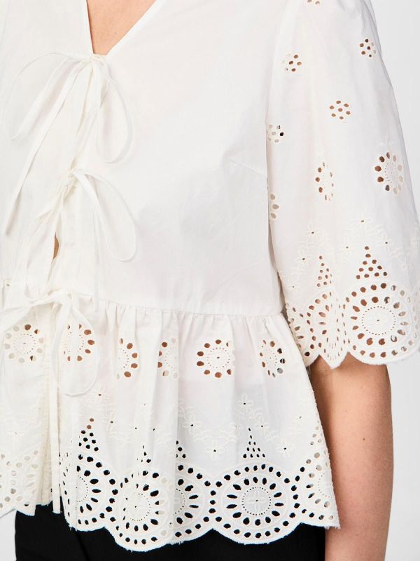 Y.A.S. Cornelia 2/4 Tie Top Star White  (26034101 STAR WHITE) - MerkenOutlet