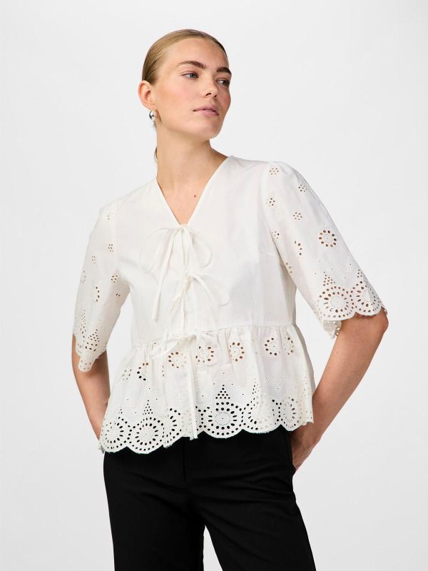 Y.A.S. Cornelia 2/4 Tie Top Star White  (26034101 STAR WHITE) - MerkenOutlet