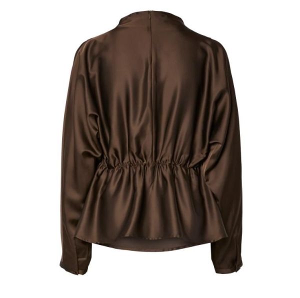 Y.A.S. Yera LS Top Chocolate Brown  (26035700 CHOCOLATE) - MerkenOutlet