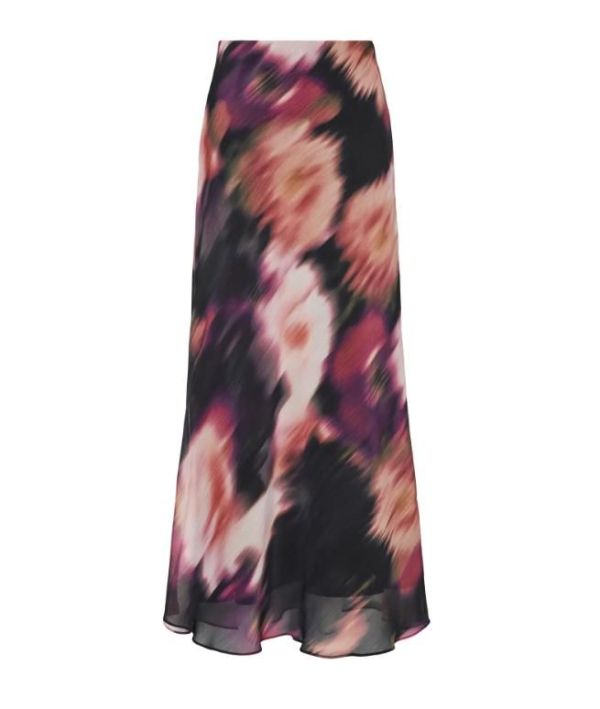 Y.A.S. Mindy HW Maxi Skirt Black  (26038547 BLACK) - MerkenOutlet