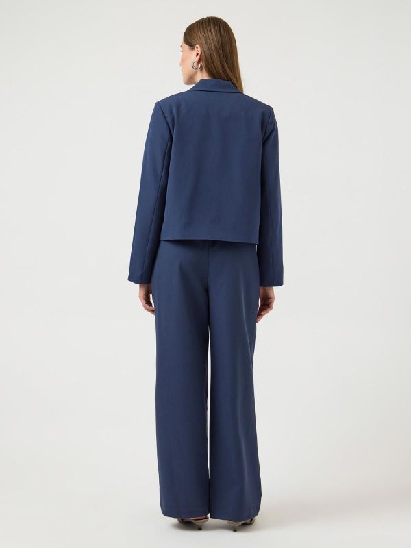 Y.A.S. Dakota LS Blazer Navy Blazer  (26039330 NAVY BLAZER) - MerkenOutlet