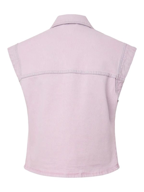 Y.A.S. Lilera Denim Waistcoat Pirouette  (26040450 pirouette) - MerkenOutlet