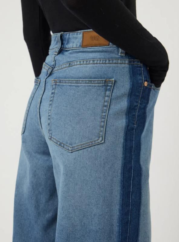 Y.A.S. Pamela HW Wide Jeans Medium Blue Denim  (26041803 medium blue denim) - MerkenOutlet