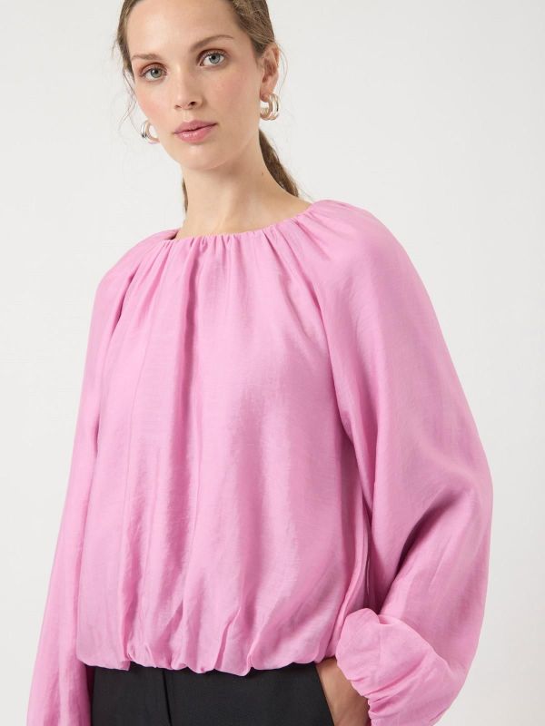 Y.A.S. Vallo LS Balloon Top Moonlite Mauve  (26039638 MOONLITE MAUVE) - MerkenOutlet