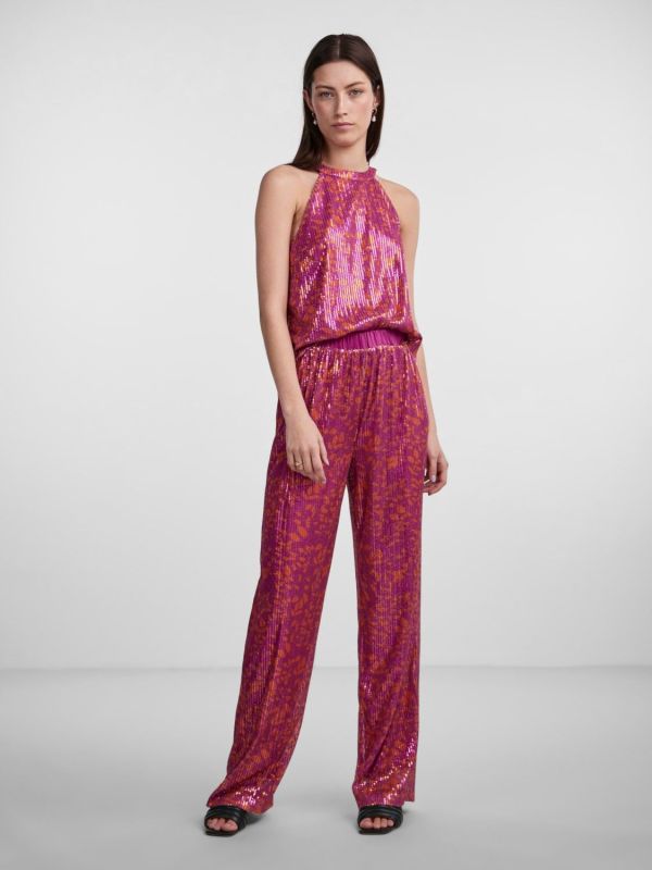 Y.A.S Serena Pants Fuchsia Purple  (26031319-fuchsia purple) - MerkenOutlet