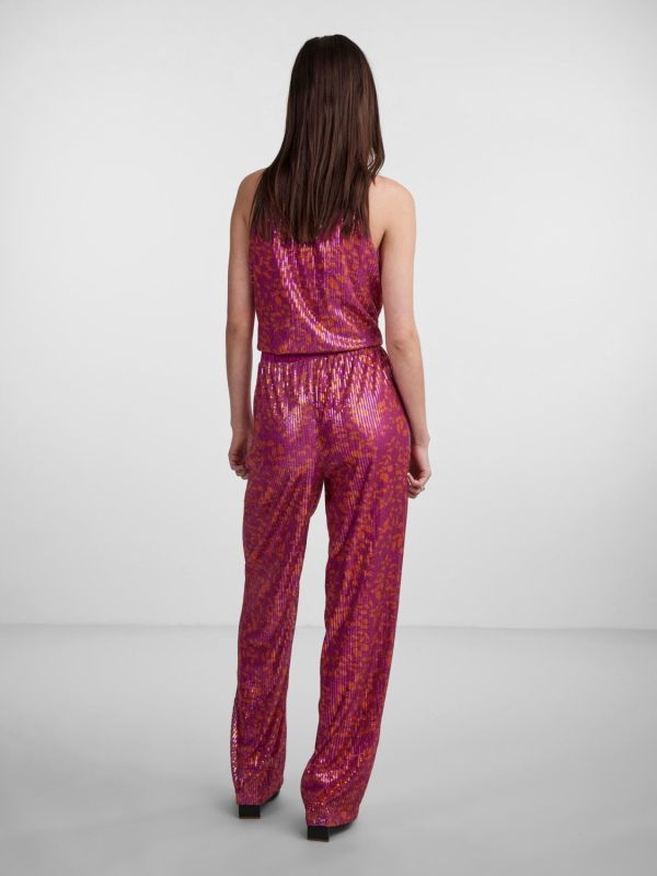 Y.A.S Serena Pants Fuchsia Purple  (26031319-fuchsia purple) - MerkenOutlet