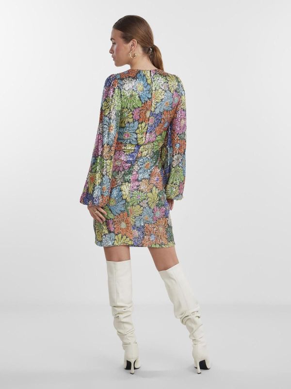 Y.A.S Power Mini Jurk  (26031525-black) - MerkenOutlet