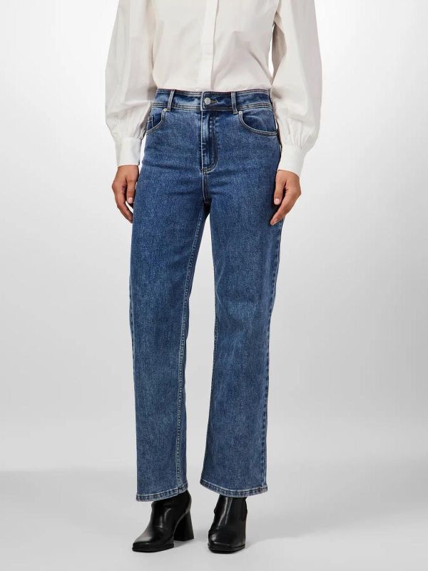 Y.A.S. Dolma HW Jeans Light Blue Denim  (26031909 light blue denim) - MerkenOutlet
