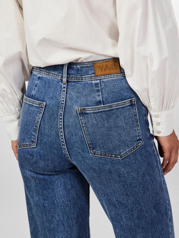 Y.A.S. Dolma HW Jeans Light Blue Denim  (26031909 light blue denim) - MerkenOutlet