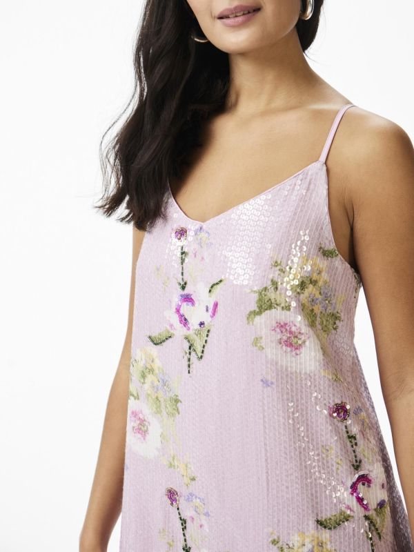 Y.A.S. Elodie SL Dress Rose Smoke  (26033799 rose smoke) - MerkenOutlet