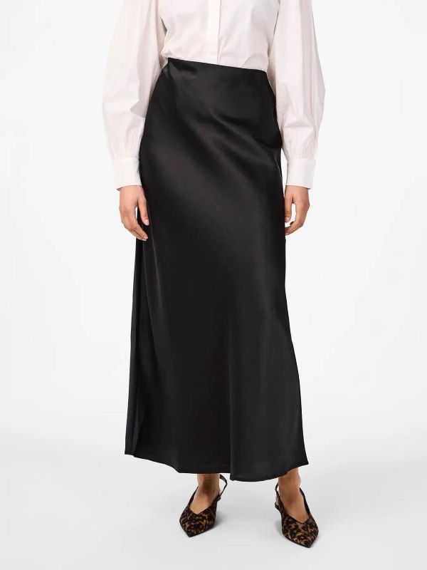 Y.A.S. Pella HW Maxi Skirt Black  (26034567 BLACK) - MerkenOutlet