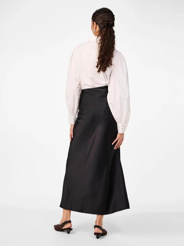 Y.A.S. Pella HW Maxi Skirt Black  (26034567 BLACK) - MerkenOutlet