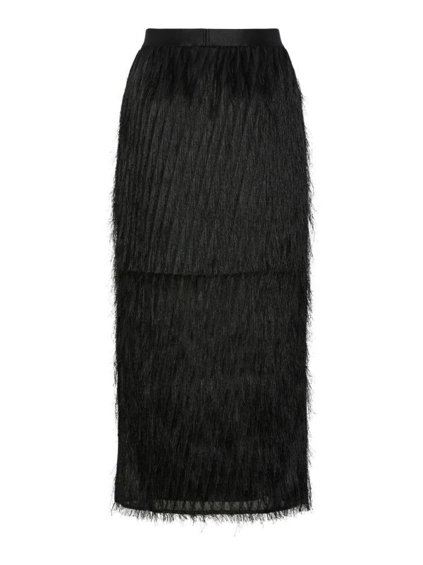 Y.A.S. Dia HW Ankle Skirt Black  (26036147 black) - MerkenOutlet