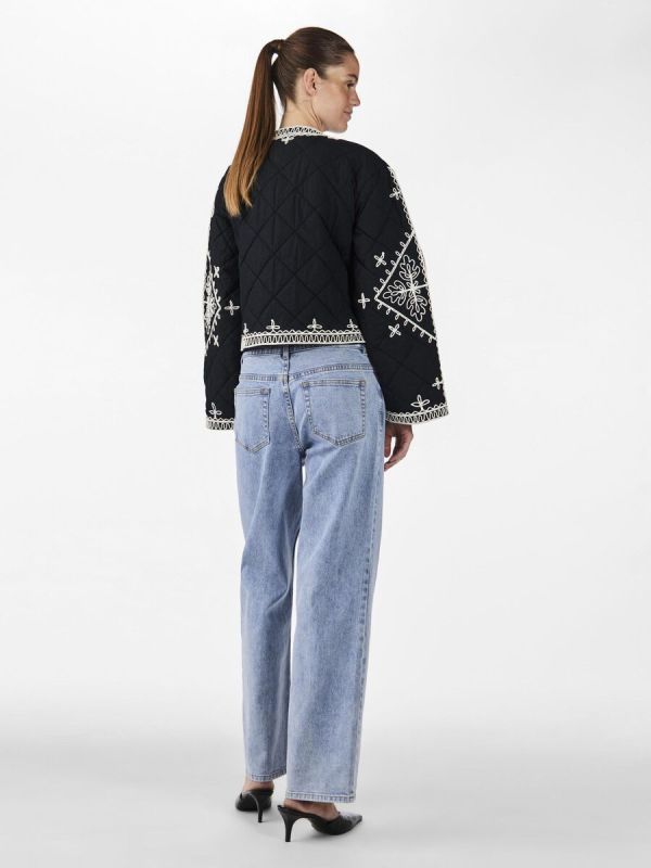 Y.A.S. Mani LS Quilted Jacket Black  (26036496 black) - MerkenOutlet