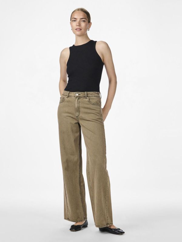 Y.A.S. Desana HMW Jeans Desert Taupe  (26036591 desert taupe) - MerkenOutlet