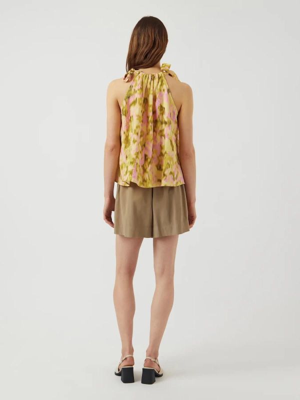 Y.A.S. Marinna SL Top French Vanilla Marinna Print  (26038348 french vanilla) - MerkenOutlet