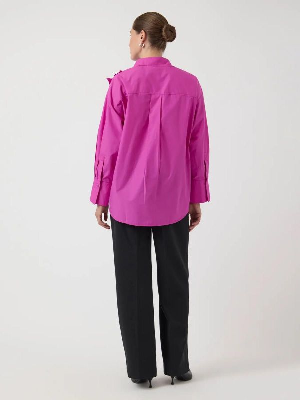 Y.A.S. Gira LS Shirt Rose Violet  (26039084 ROSE VIOLET) - MerkenOutlet