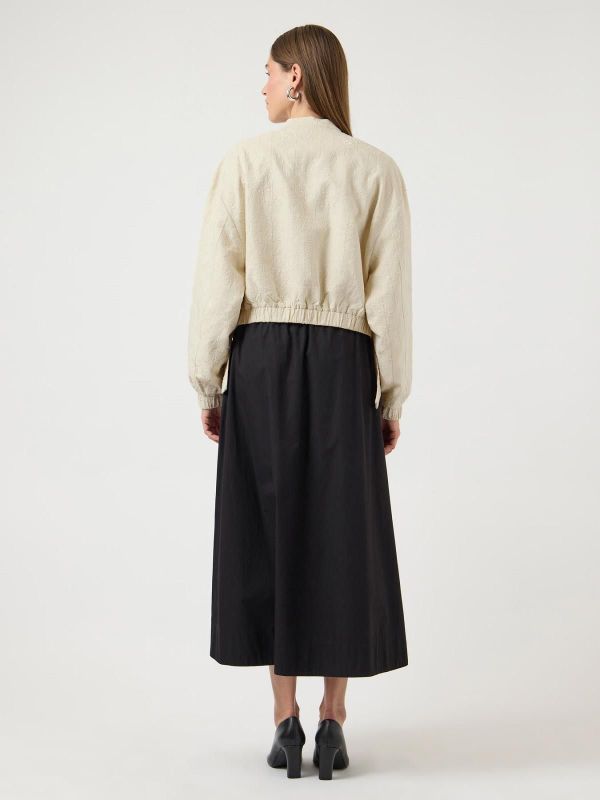 Y.A.S. Philina LS Bomber Jacket Pristine  (26039871 PRISTINE) - MerkenOutlet
