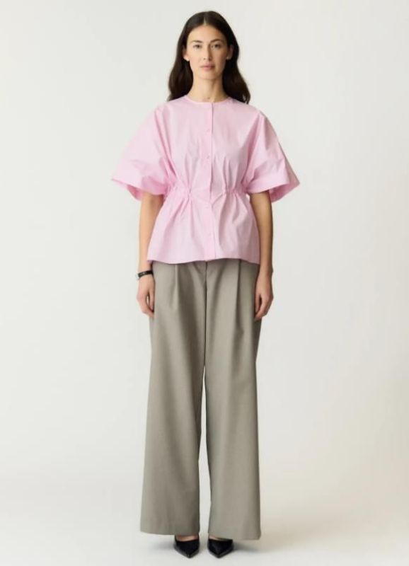 Y.A.S. Katta SS Shirt Pink Lady  (26039901 PINK LADY) - MerkenOutlet