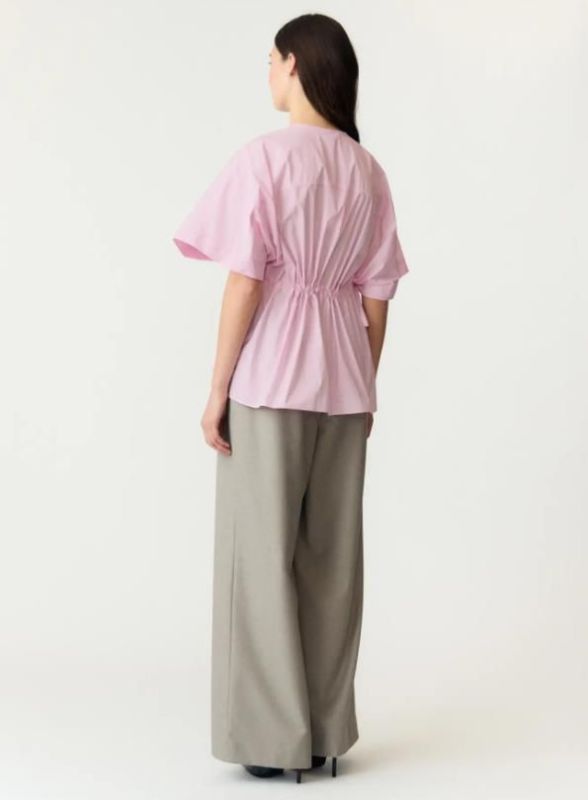 Y.A.S. Katta SS Shirt Pink Lady  (26039901 PINK LADY) - MerkenOutlet